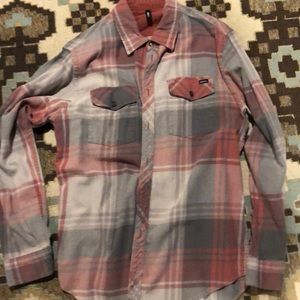 Men’s Long sleeve flannel button up